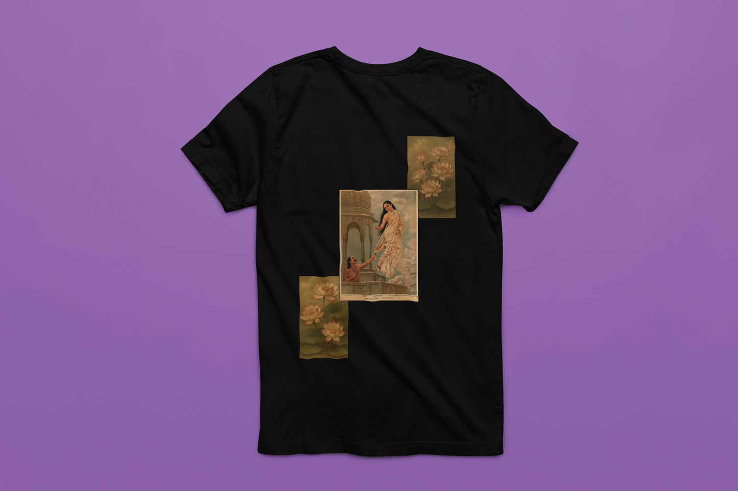 Raja Ravi Varma Inspired Classic Crew Neck T-Shirt