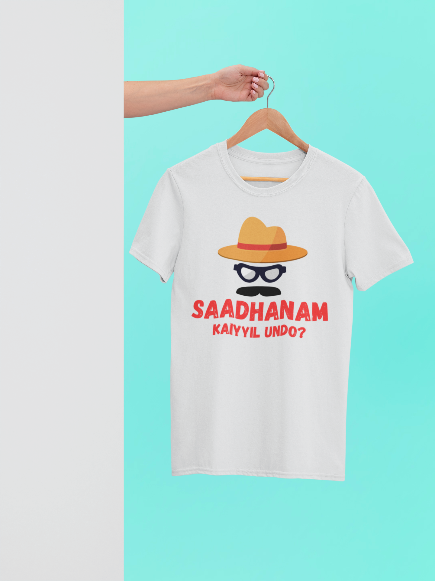 Saadhanam Kaiyyil Undo? Crew Neck T-Shirt