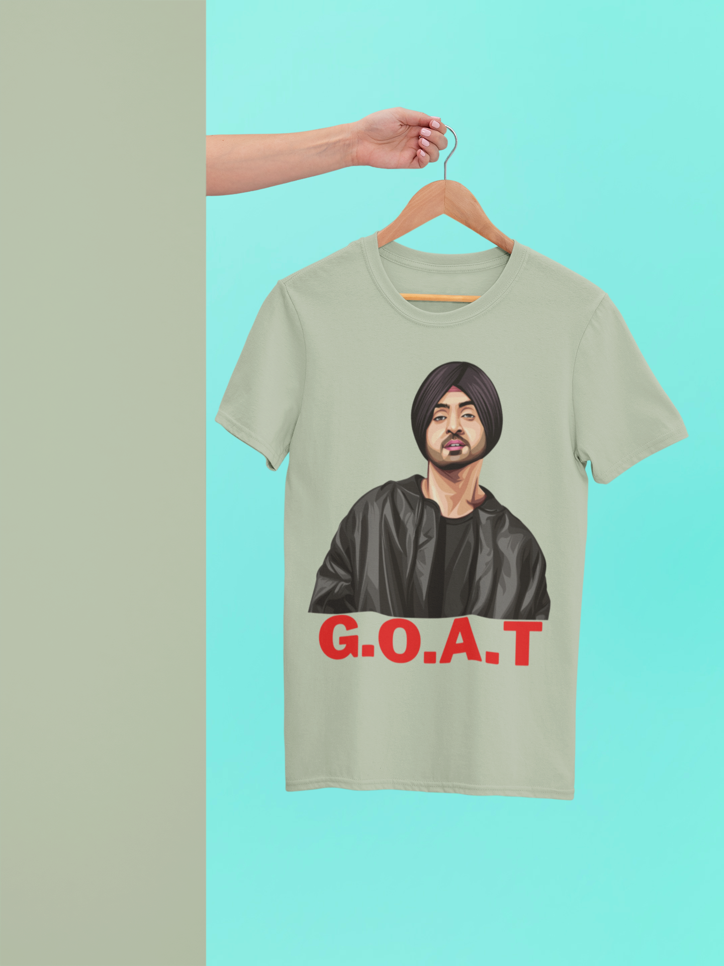 GOAT Classic Crew Neck Cotton T-Shirt