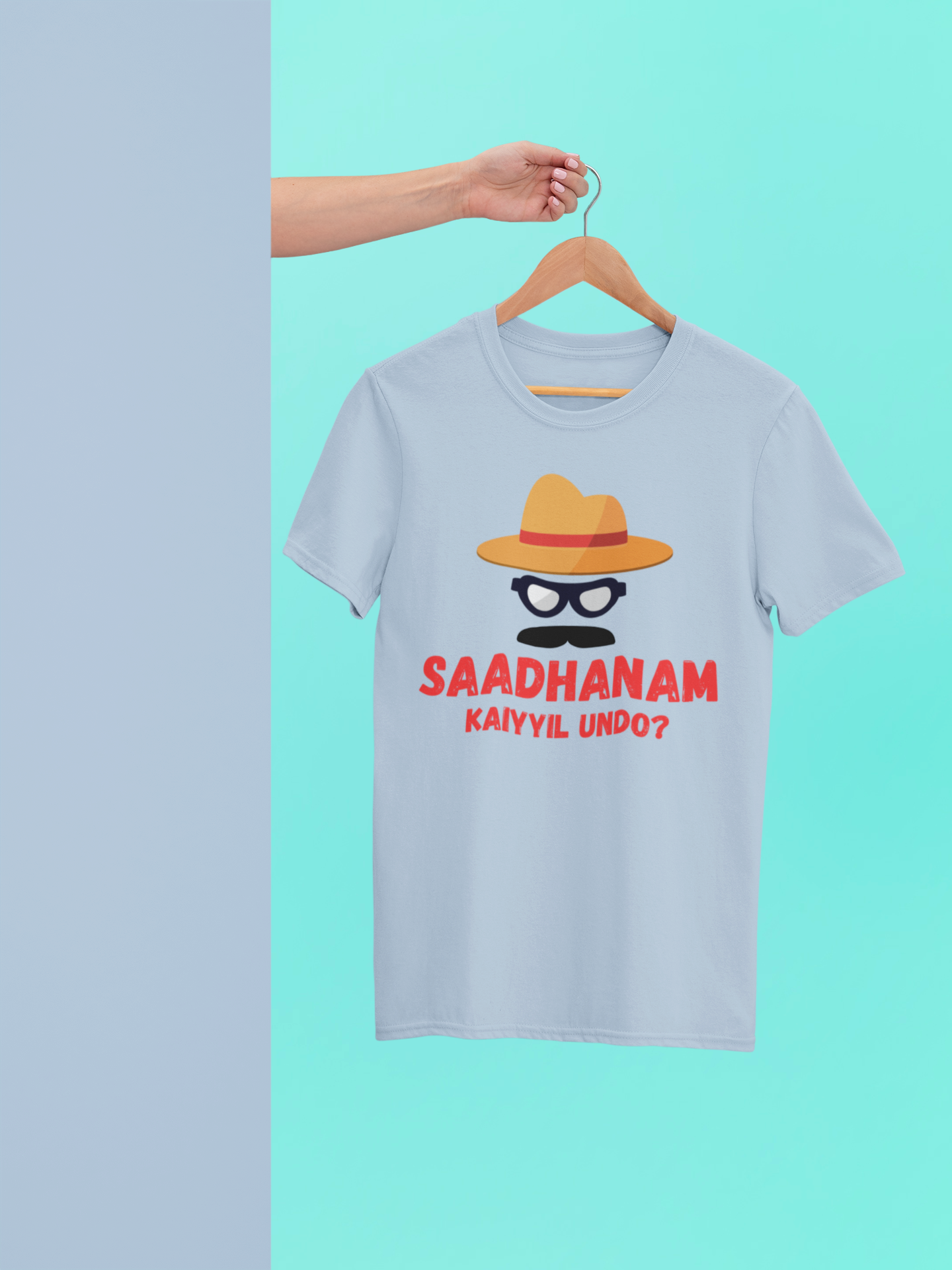 Saadhanam Kaiyyil Undo? Crew Neck T-Shirt