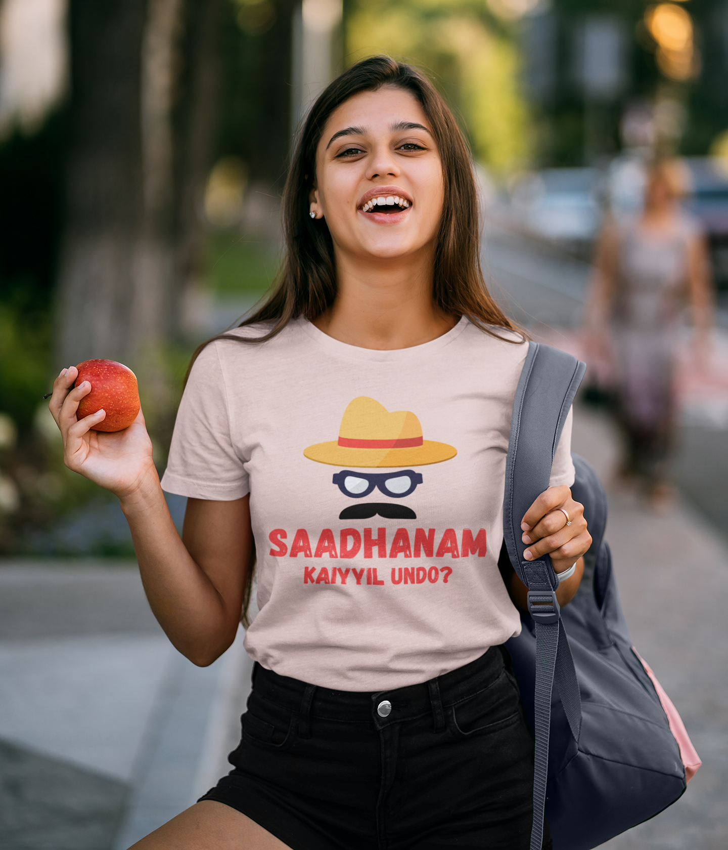 Saadhanam Kaiyyil Undo? Crew Neck T-Shirt