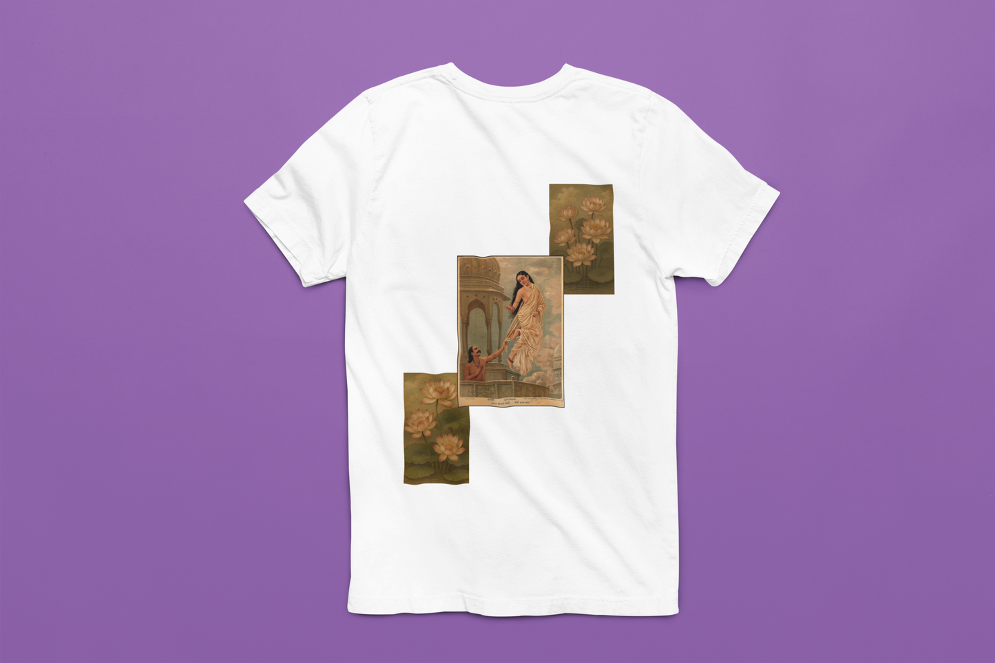 Raja Ravi Varma Inspired Classic Crew Neck T-Shirt