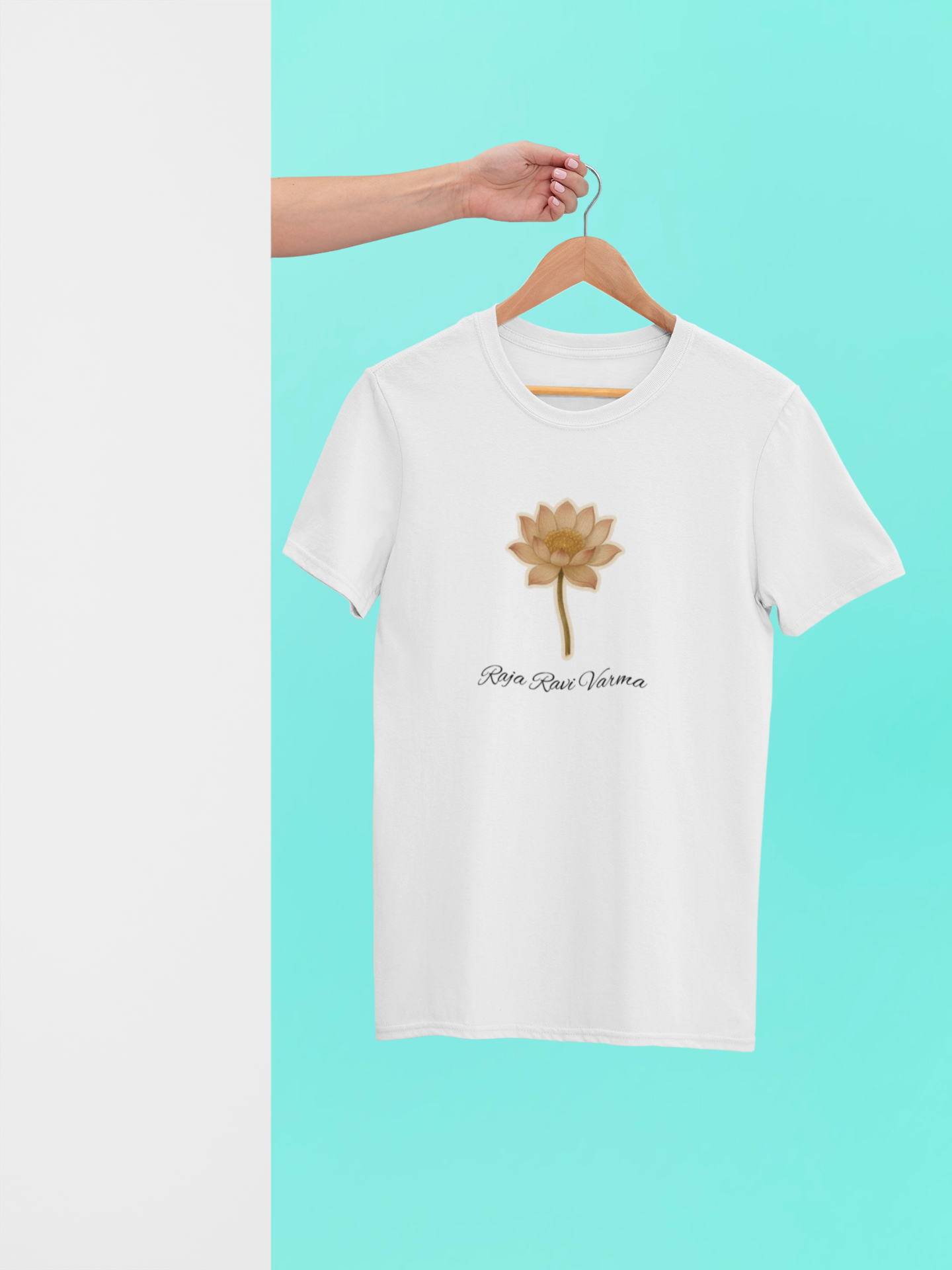 Raja Ravi Varma Inspired Classic Crew Neck T-Shirt