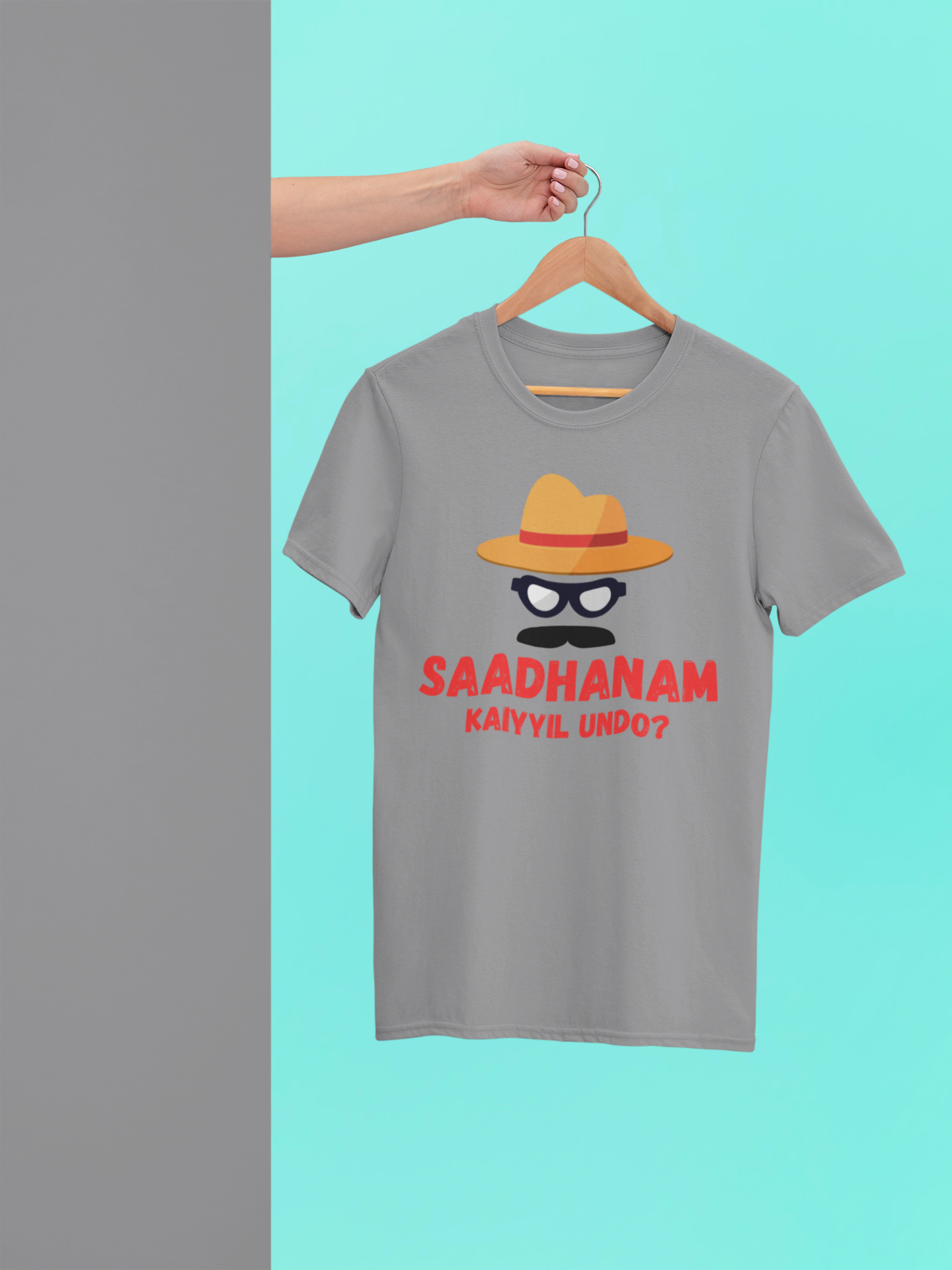 Saadhanam Kaiyyil Undo? Crew Neck T-Shirt