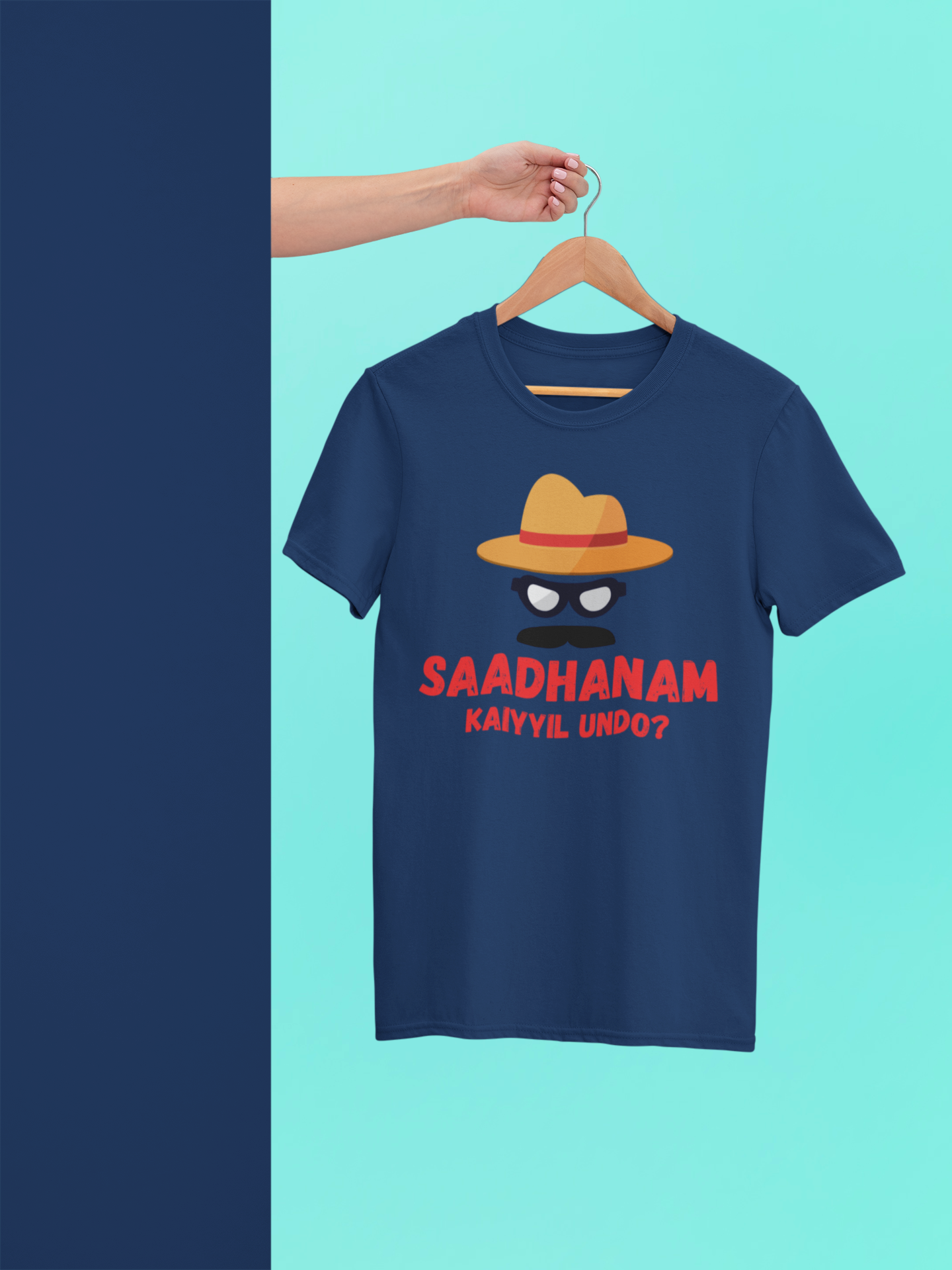 Saadhanam Kaiyyil Undo? Crew Neck T-Shirt