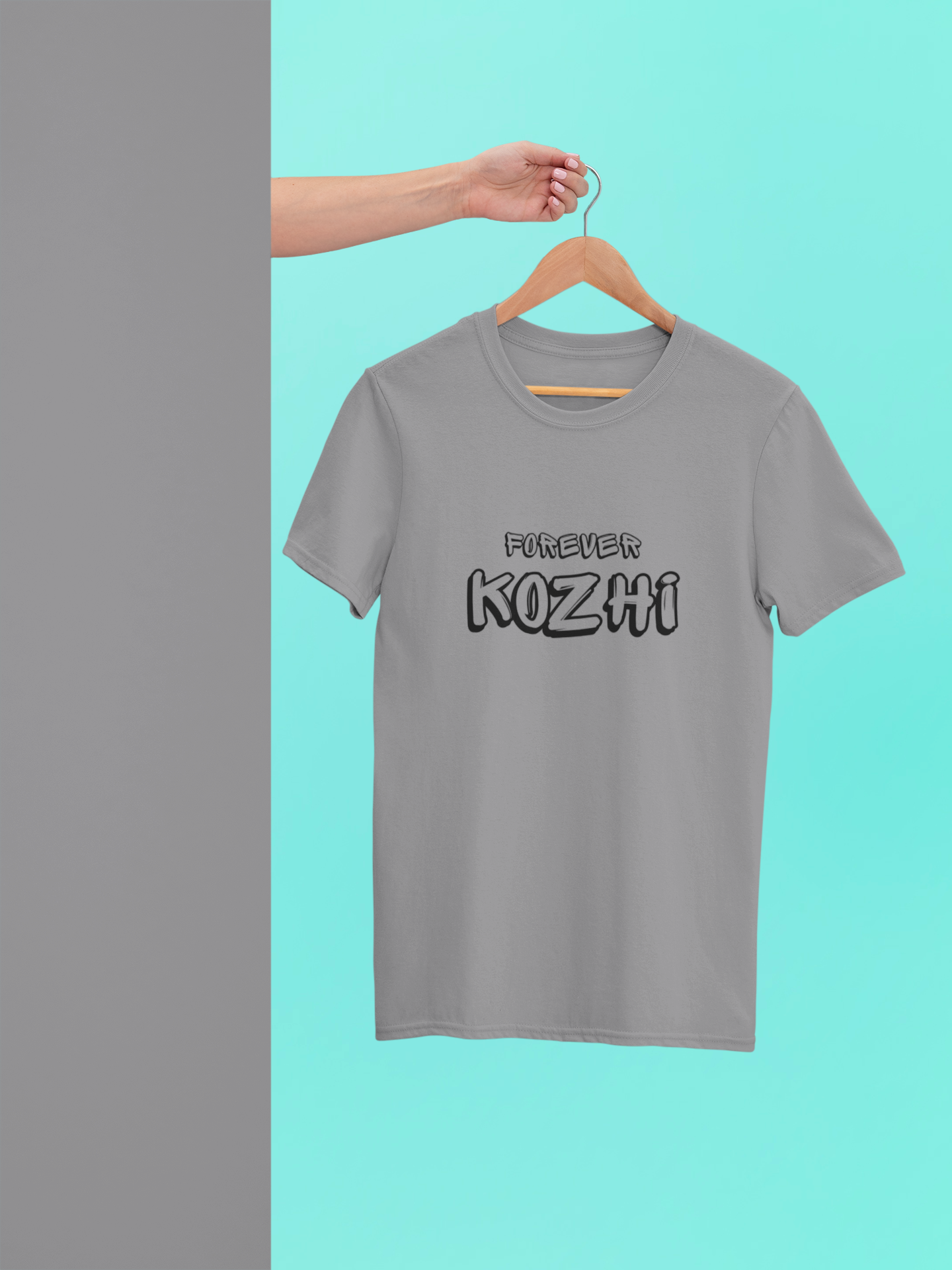 Forever Kozhi Classic Crew Neck Cotton T-Shirt