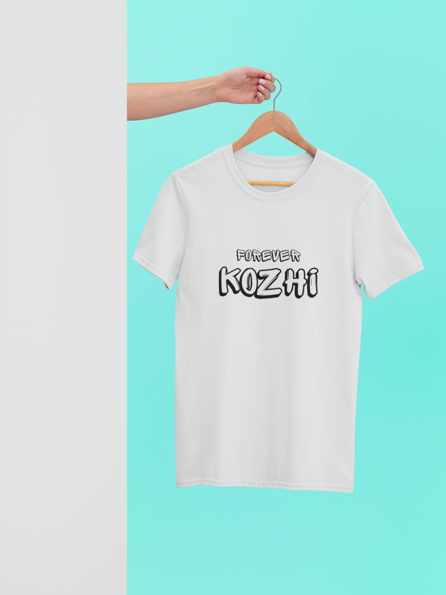 Forever Kozhi Classic Crew Neck Cotton T-Shirt