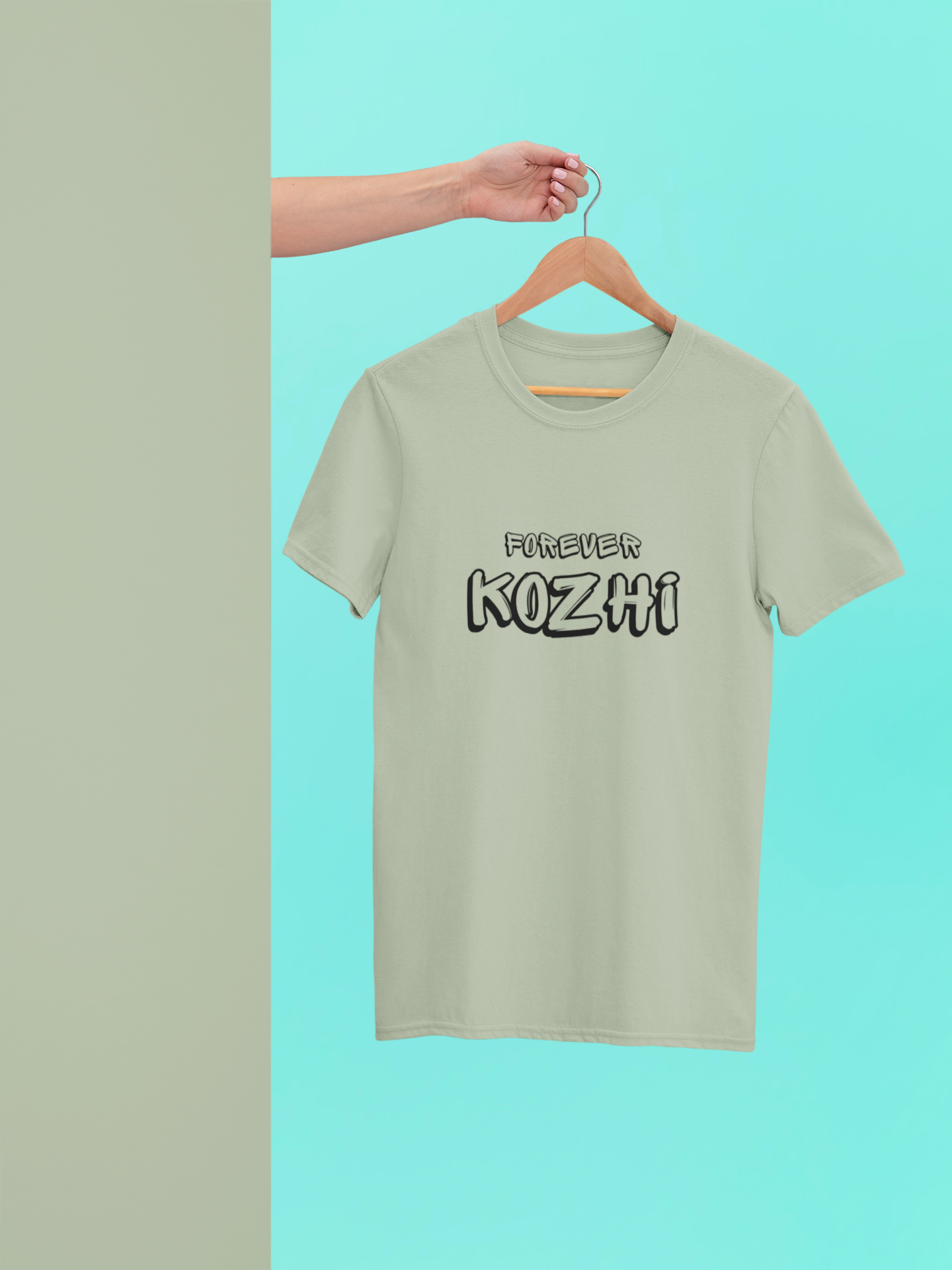 Forever Kozhi Classic Crew Neck Cotton T-Shirt