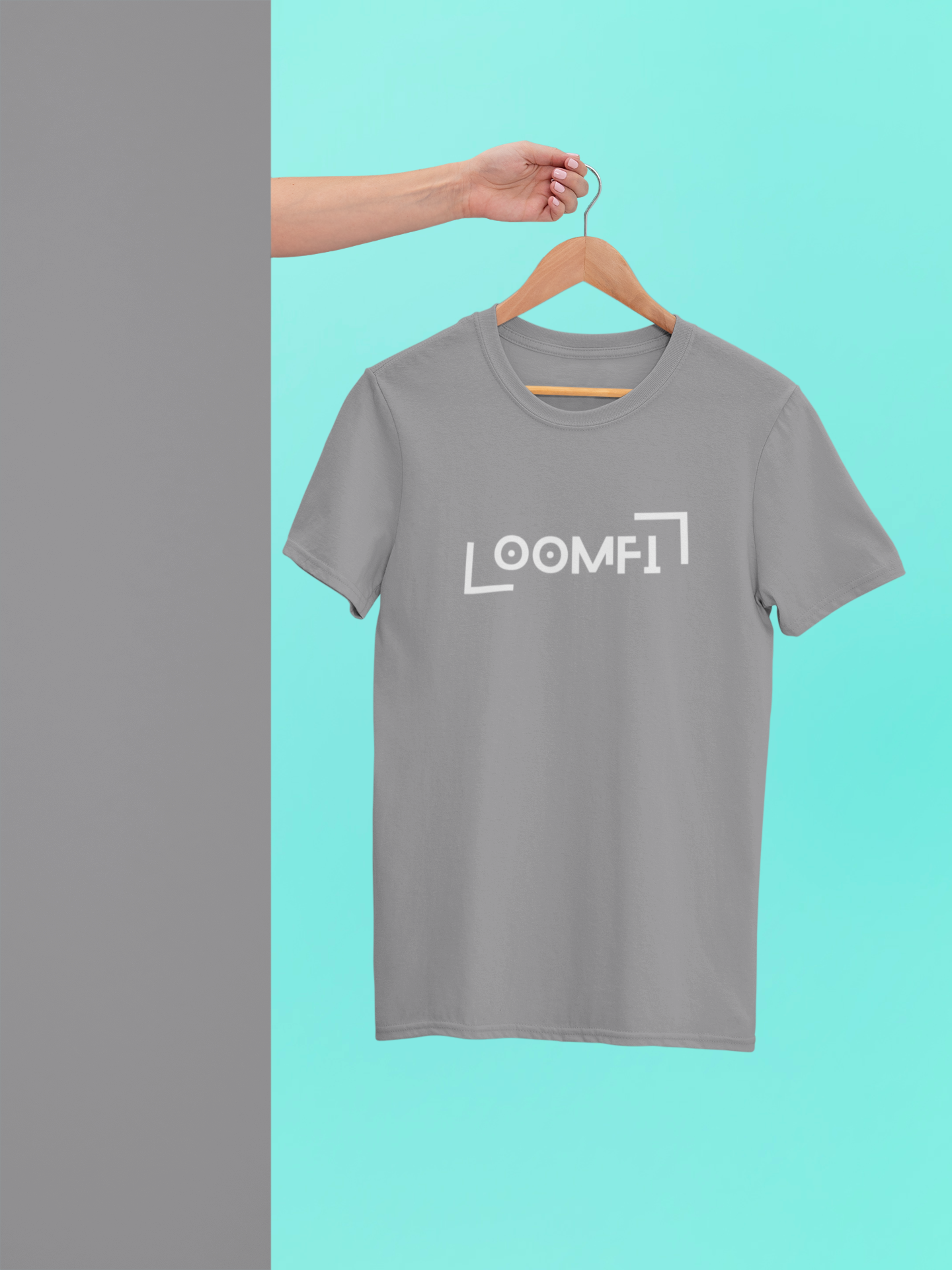 Oomfi Classic Crew Neck Cotton T-Shirt