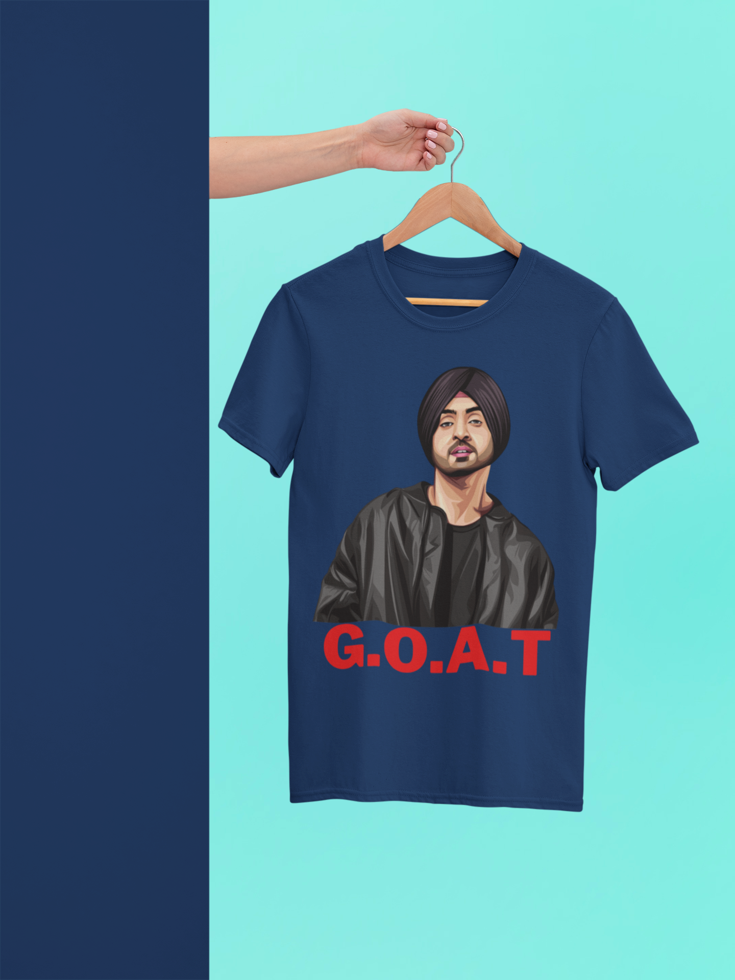 GOAT Classic Crew Neck Cotton T-Shirt