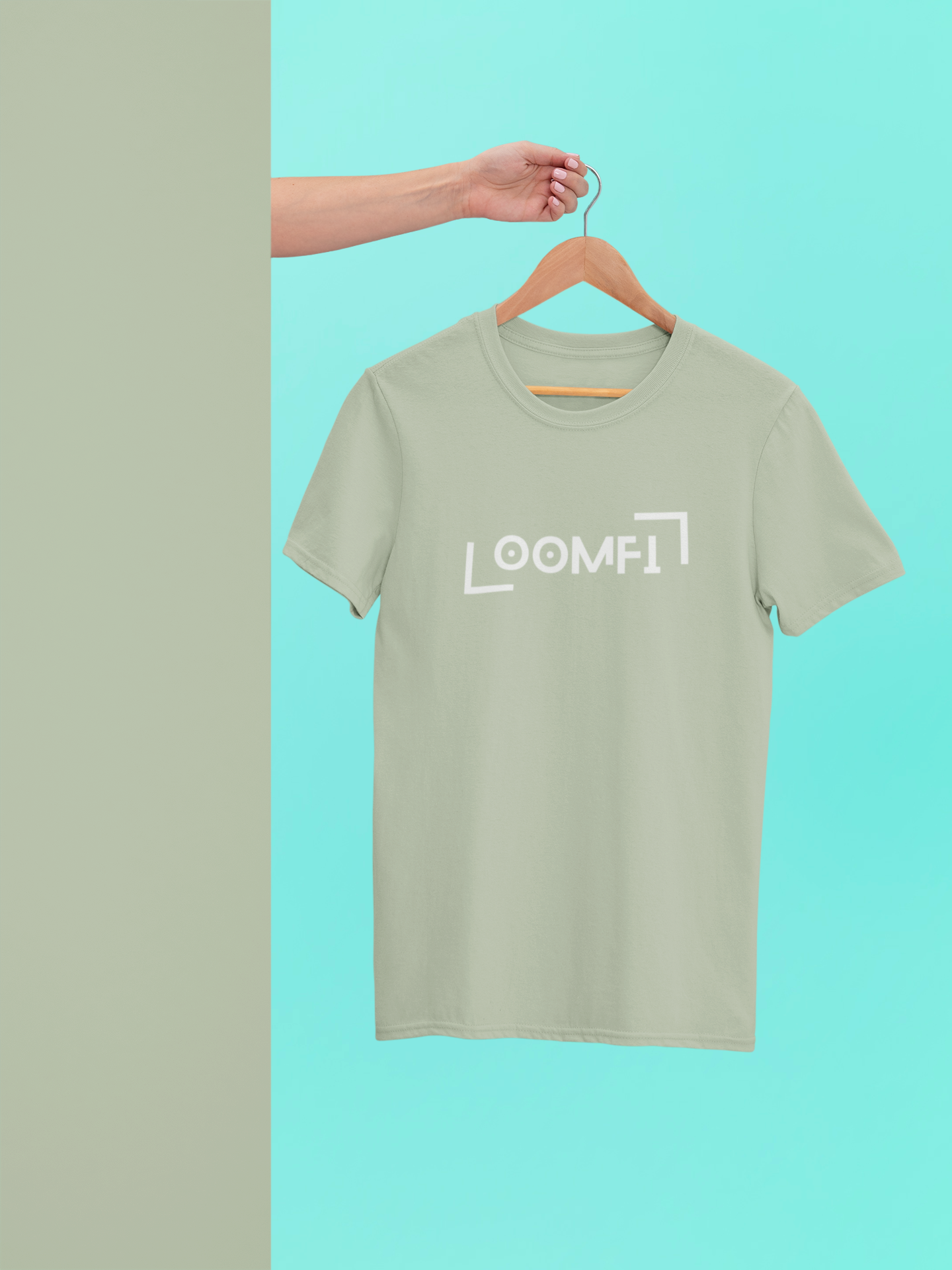 Oomfi Classic Crew Neck Cotton T-Shirt